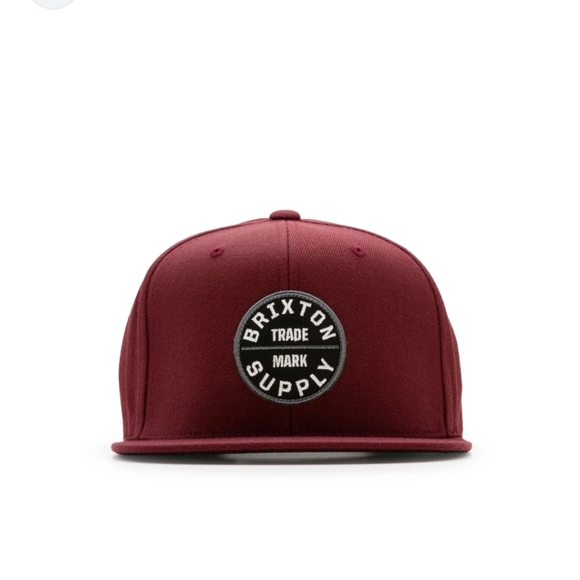 Brixton Other - Brixton Burgundy Trucker Hat